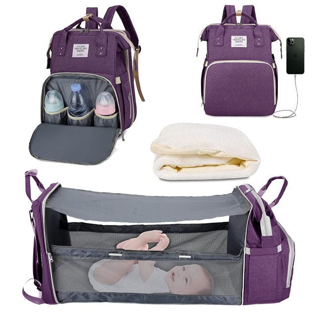 Portable Bed & Changing Bag - Go2Kids