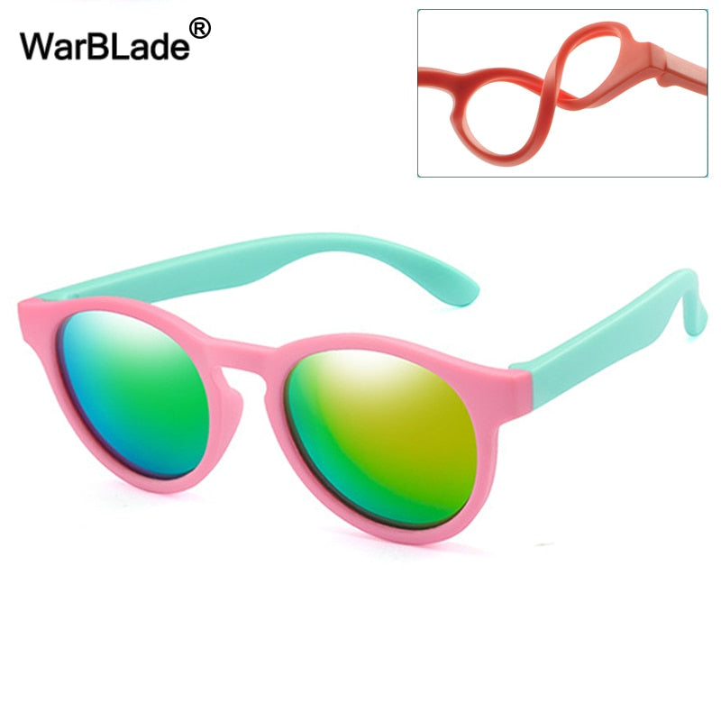 Kids Polarized Round Sunglasses - Go2Kids