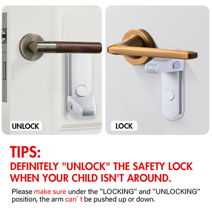 Safety Door Lever Lock - Go2Kids