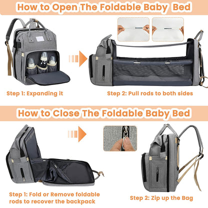 Portable Bed & Changing Bag - Go2Kids