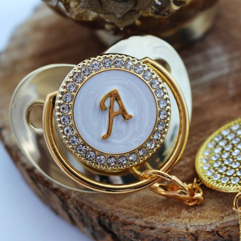 Personalized Letter Baby Pacifier - Go2Kids