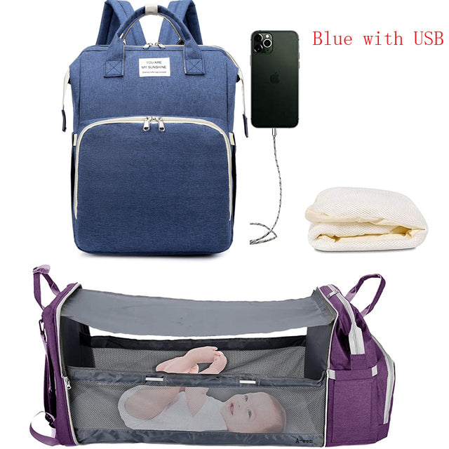 Portable Bed & Changing Bag - Go2Kids