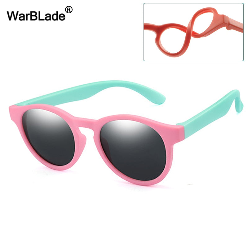 Kids Polarized Round Sunglasses - Go2Kids